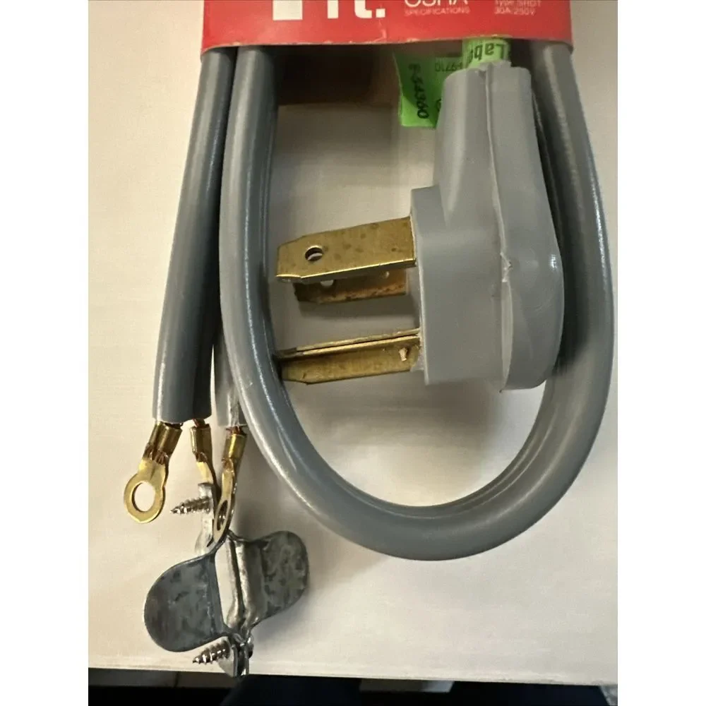 4' FEET 3 PRONG DRYER CORD Woods NEW